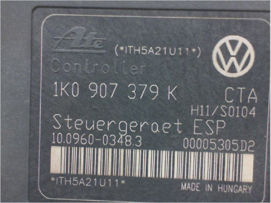 Calculateur abs occasion VOLKSWAGEN TOURAN I Phase 1 - 2.0 TDI 140ch