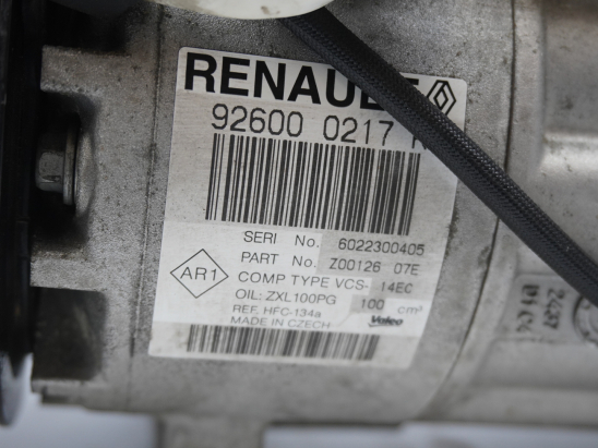 Compresseur air conditionne occasion RENAULT CLIO IV Phase 2 - 0.9i TCE