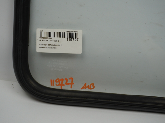 Glace ar custode d occasion CITROEN BERLINGO I Phase 1 - 1.9 D