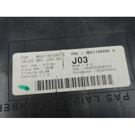 BSI (PLATINE FUSIBLE HABITACLE)