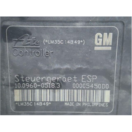 Calculateur abs occasion OPEL ASTRA III Phase 1 - 1.9 CDTI 120ch
