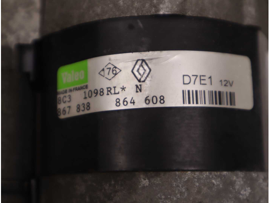 Démarreur occasion RENAULT TWINGO I Phase 3 - 1.2i 8v 60ch