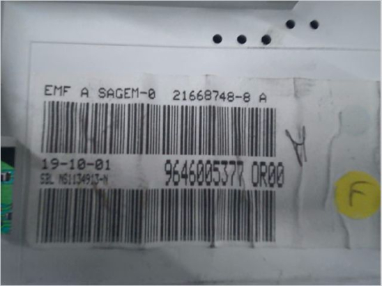 Afficheur digital occasion PEUGEOT 206 Phase 1 - 1.4i