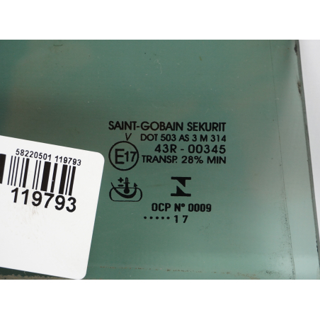 GLACE FIXE PORTE AR D