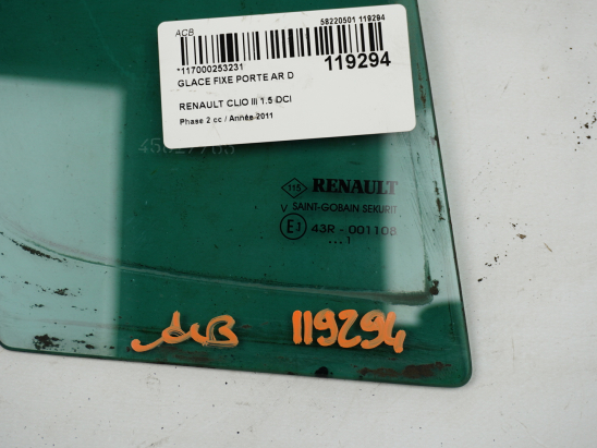 GLACE FIXE PORTE AR D