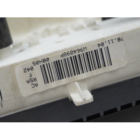 COMMANDE DE CHAUFFAGE