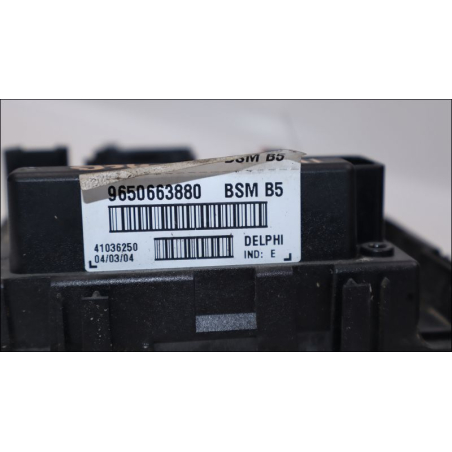 BSM (BOITIER SERVITUDE MOTEUR) occasion PEUGEOT 206 Phase 1 - 1.6i 16v