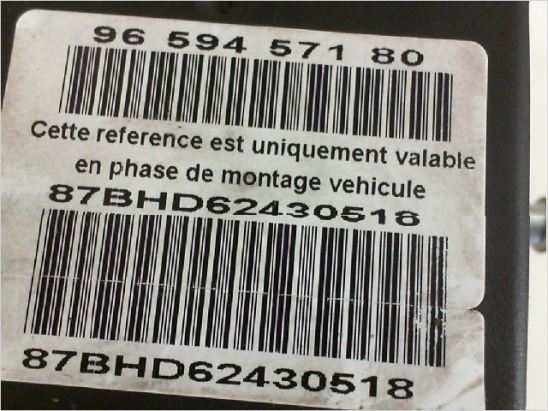 Calculateur abs occasion CITROEN C4 I Phase 1 - 1.6 HDI 92ch