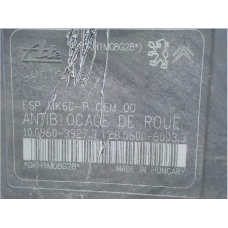 Calculateur abs occasion PEUGEOT 207 Phase 1 - 1.4 HDI 70ch