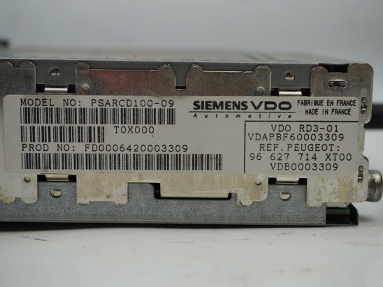 Autoradio occasion PEUGEOT 1007 Phase 1 - 1.4 HDI