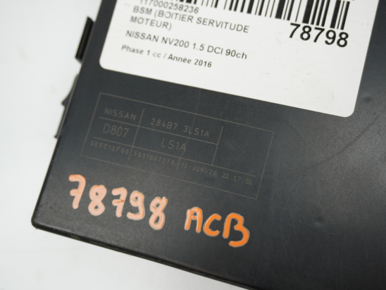 BSM (BOITIER SERVITUDE MOTEUR)