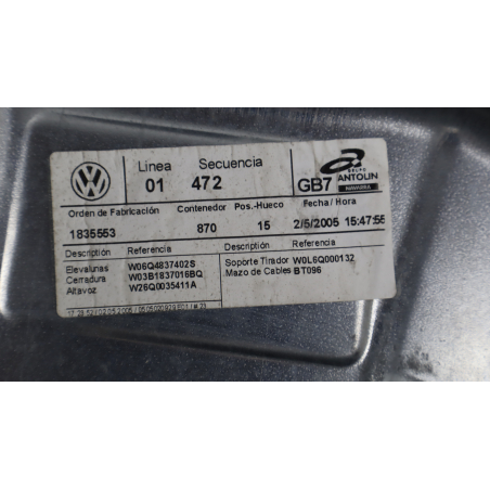 MECANISME+MOTEUR LEVE-GLACE AVD