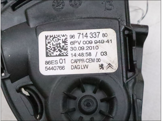 POTENTIOMETRE ACCELERATEUR