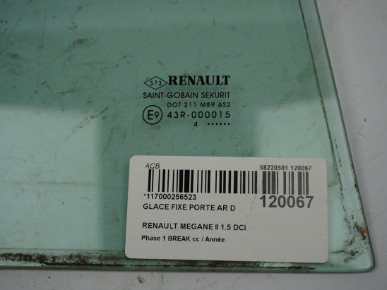 GLACE FIXE PORTE AR D