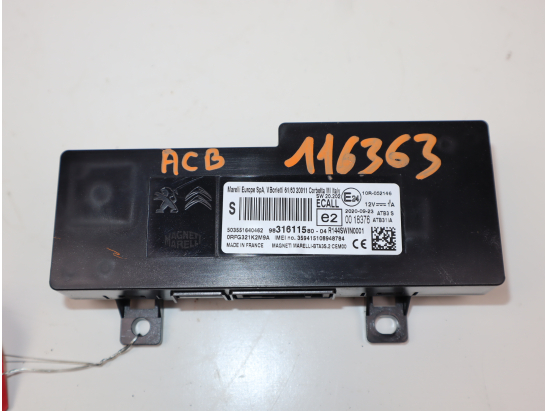 BOITIER BTA LOCALISATION