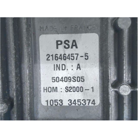 Calculateur moteur occasion CITROEN XSARA PICASSO Phase 1 - 1.8i 16v