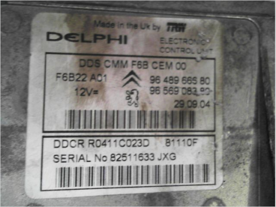 Calculateur moteur occasion CITROEN C3 I Phase 1 - 1.4 HDi 16v