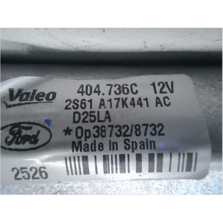 Moteur essuie-glace arrière occasion FORD FIESTA V Phase 2 - 1.3i