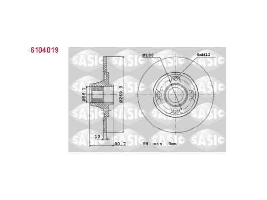 Jeu Disques Sasic 6104019