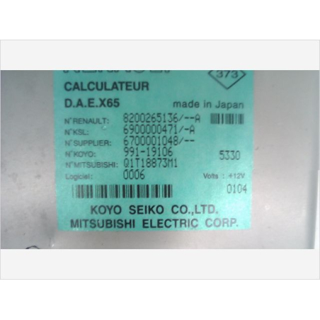 Calculateur direction assistee occasion RENAULT CLIO II Phase 2 - 1.5 DCI 65ch