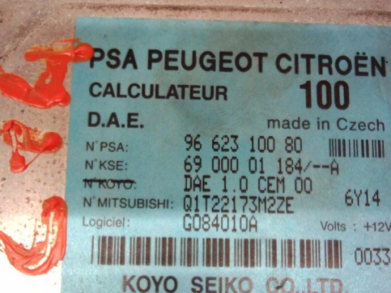 Calculateur direction assistee occasion CITROEN C3 I Phase 2 X-TR - 1.6 HDi 110ch