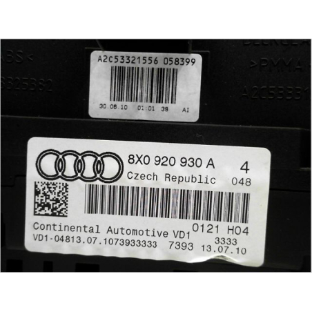 Bloc compteurs occasion AUDI A1 Phase 1 - 1.6 TDI 105ch