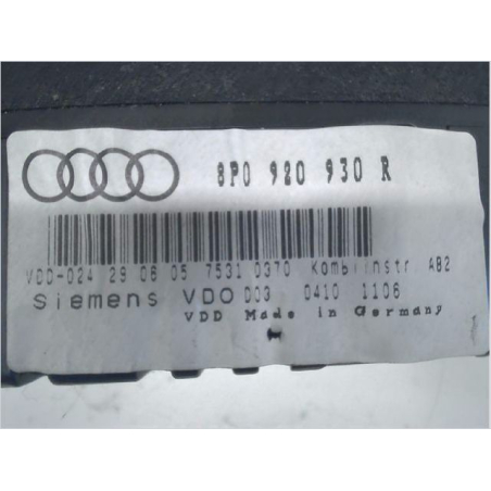 Bloc compteurs occasion AUDI A3 II Phase 1 - 2.0 TDi 140ch