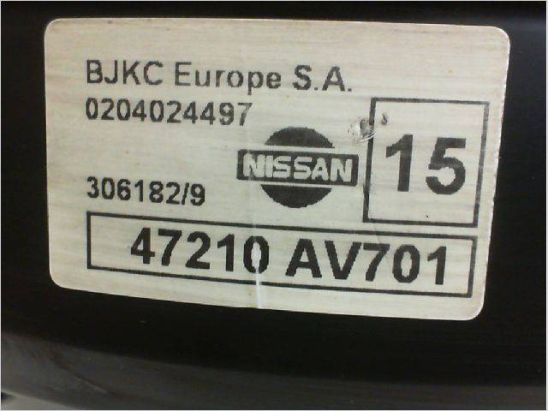 Servo-frein occasion NISSAN PRIMERA IV Phase 1 - 1.9 DCI