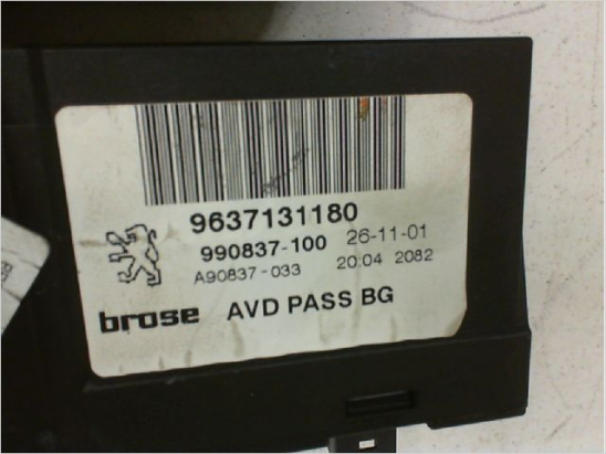Mecanisme + moteur lève-glace avant droit occasion PEUGEOT 307 Phase 1 - 2.0 HDI 110ch