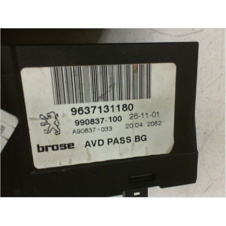 Mecanisme + moteur lève-glace avant droit occasion PEUGEOT 307 Phase 1 - 2.0 HDI 110ch