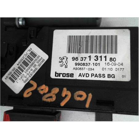 Mecanisme + moteur lève-glace avant droit occasion PEUGEOT 307 Phase 1 - 1.4 HDI