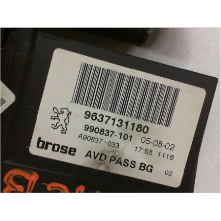 Mecanisme + moteur lève-glace avant droit occasion PEUGEOT 307 Phase 1 - 2.0 HDI 110ch