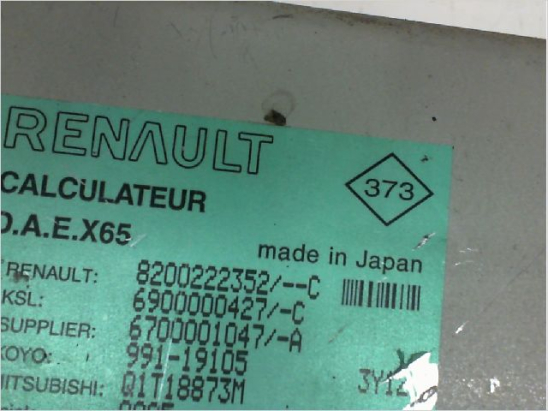 Calculateur direction assistee occasion RENAULT CLIO II Phase 2 - 1.5 DCI 65ch