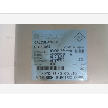 Calculateur direction assistee occasion RENAULT CLIO II Phase 2 - 1.2