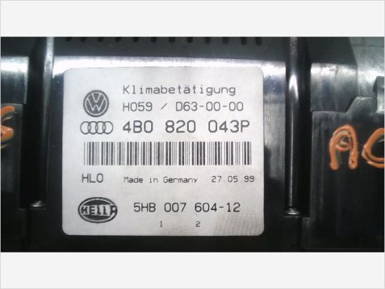 Commande de chauffage occasion AUDI A6 II Phase 1 - 1.8i 150ch