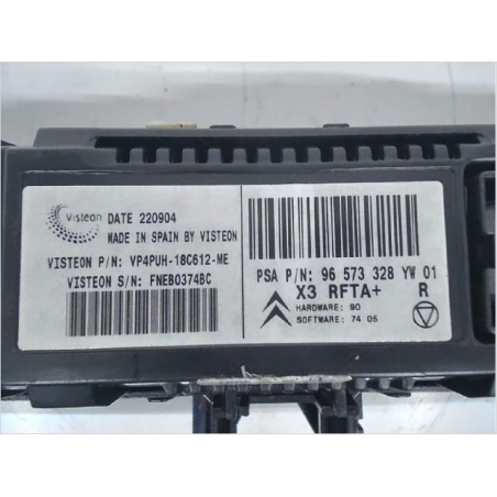 Commande de chauffage occasion CITROEN C5 I Phase 2 - 2.0i 140ch