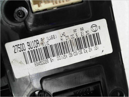 Commande de chauffage occasion NISSAN NOTE I Phase 1 - 1.5 DCI 86ch