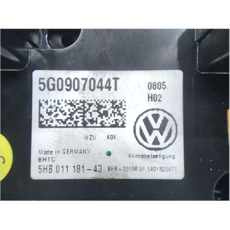 Commande de chauffage occasion VOLKSWAGEN GOLF VII Phase 1 - 1.2 TSI 105ch