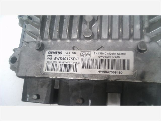 Calculateur moteur occasion PEUGEOT 1007 Phase 1 - 1.4 HDI