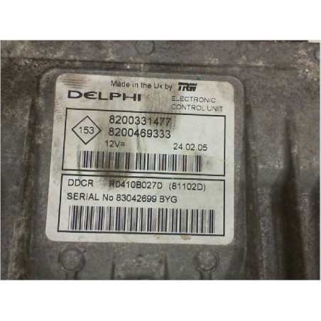 Calculateur moteur occasion RENAULT CLIO II Phase 2 - 1.5 DCI 65ch