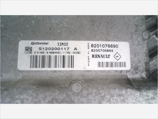 Calculateur moteur occasion RENAULT TWINGO II Phase 1 - 1.2i 16v 75ch