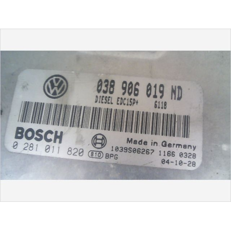 Calculateur moteur occasion VOLKSWAGEN POLO IV Phase 1 - 1.9 TDI 100ch