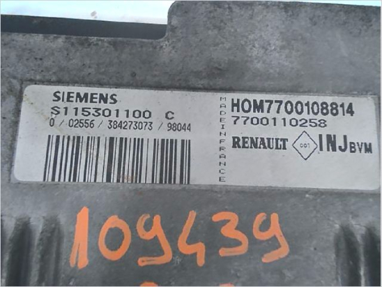 Calculateur moteur occasion RENAULT CLIO II Phase 1 - 1.4