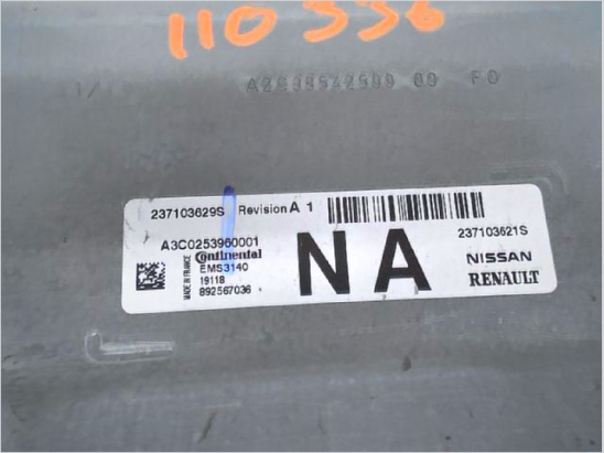 Calculateur moteur occasion RENAULT TWINGO III Phase 2 - 0.9i 95ch