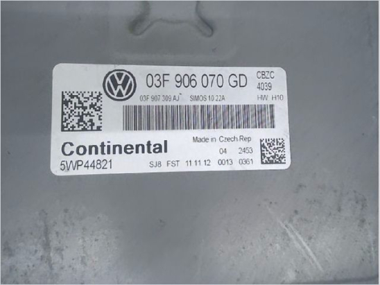 Calculateur moteur occasion VOLKSWAGEN POLO V Phase 1 - 1.2 TSI 90ch