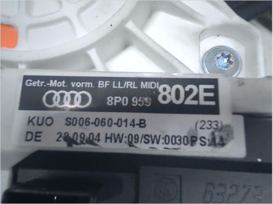 Mecanisme + moteur lève-glace avant droit occasion AUDI A3 II Phase 1 SPORTBACK - 2.0 TFSI 200ch