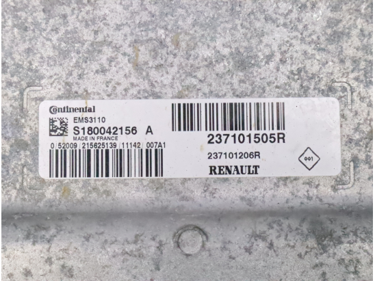 Calculateur moteur occasion RENAULT CLIO III Phase 2 - 1.2i 16v 75ch