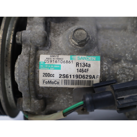 Compresseur air conditionne occasion FORD FIESTA V Phase 2 - 1.4 TDCI