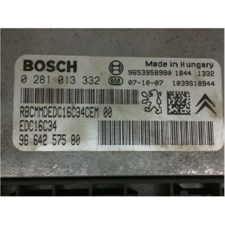 Calculateur moteur occasion PEUGEOT 308 I Phase 1 - 1.6 HDI 16v 90ch