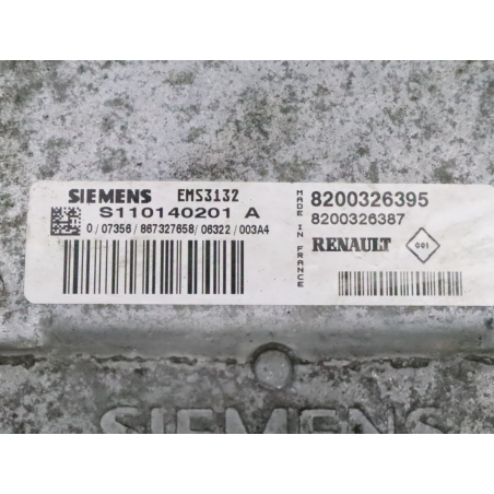 Calculateur moteur occasion RENAULT CLIO CAMPUS II Phase 1 - 1.2i